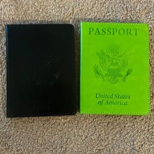 NWT 2 Passport and COVID Card covers